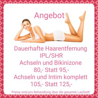 Angebot im Kosmetikstudio Schneewittchen